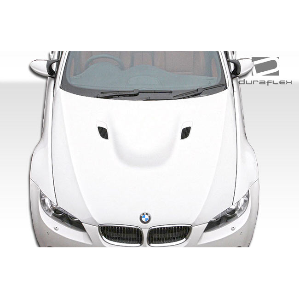 Modify your BMW 3-Series 2007 with our Exterior/Hoods - Front view of the hood at a top angle