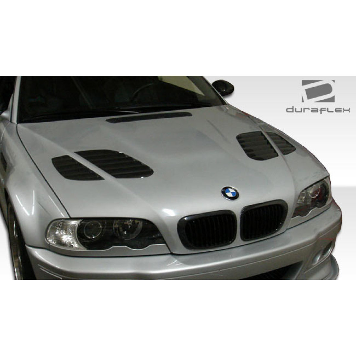 Modify your BMW M3 2001 with our Exterior/Hoods - Front view showing custom hood design features