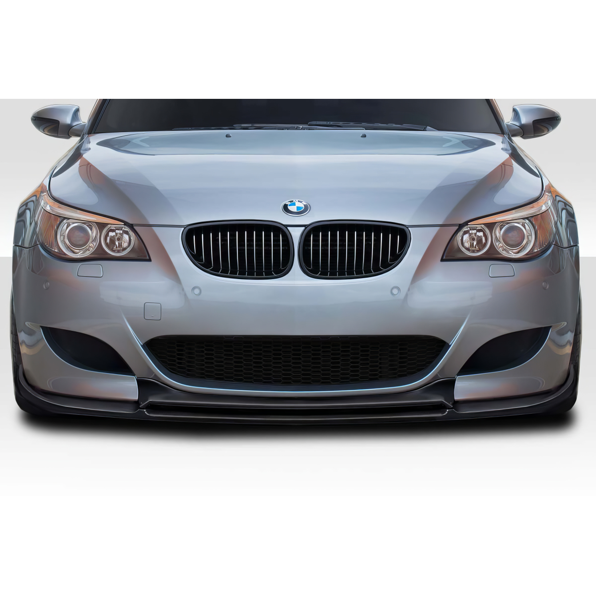 Modify your BMW 5-Series 2006 with our Exterior/Front Bumpers or Lips - Front view of vehicle at eye level angle