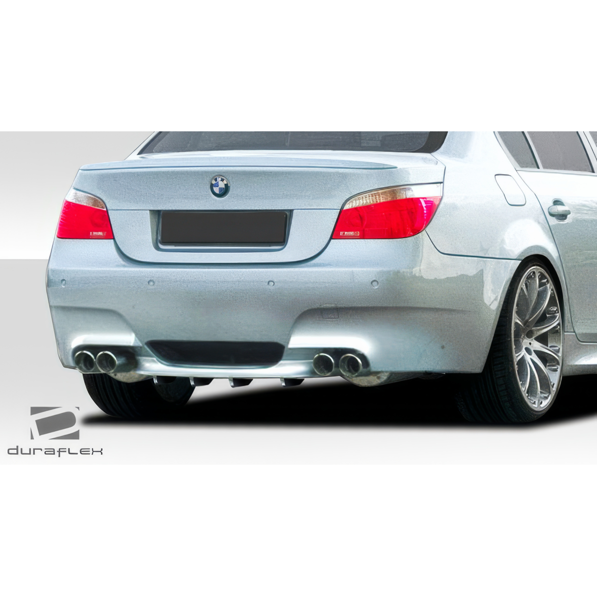 Modify your BMW 5-Series 2006 with our Exterior/Diffusers - Rear view angle of the BMW 5-Series