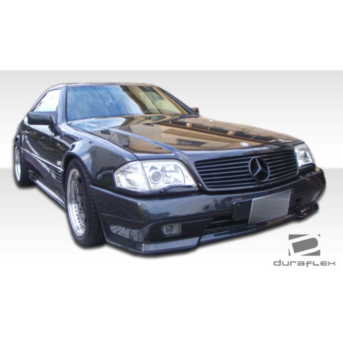 Modify your Mercedes-Benz SL-Class 1990 with our Exterior/Side Skirts - Front quarter view at a slight angle