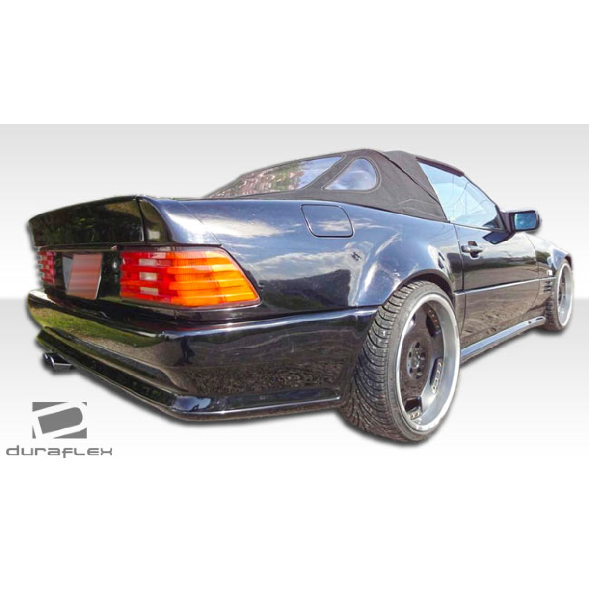 Modify your Mercedes-Benz SL-Class 1990 with our Exterior/Side Skirts - Rear three quarter angle view