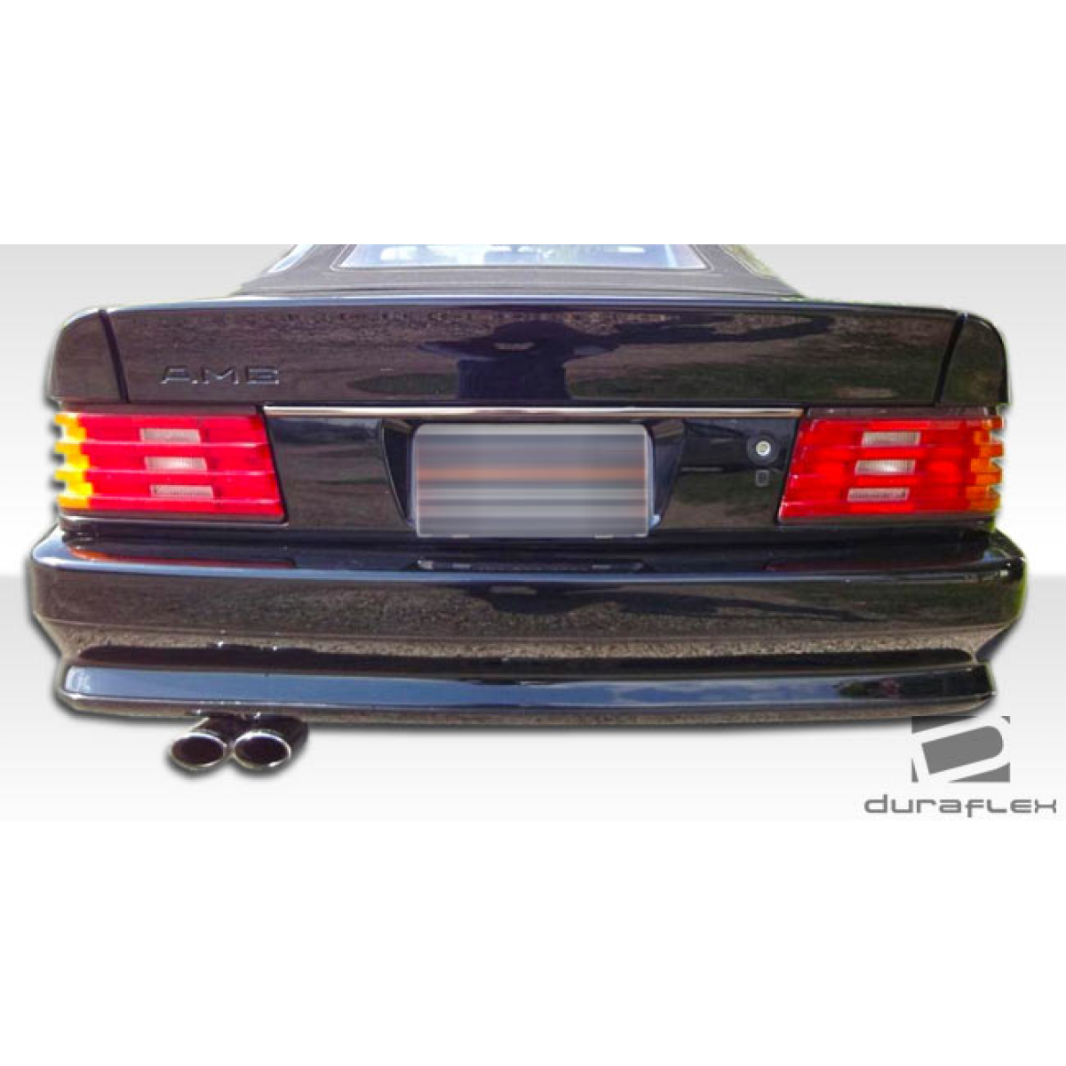 Modify your Mercedes-Benz SL-Class 1990 with our Exterior/Rear Bumpers or Lips - The image shows the rear view of the bumper