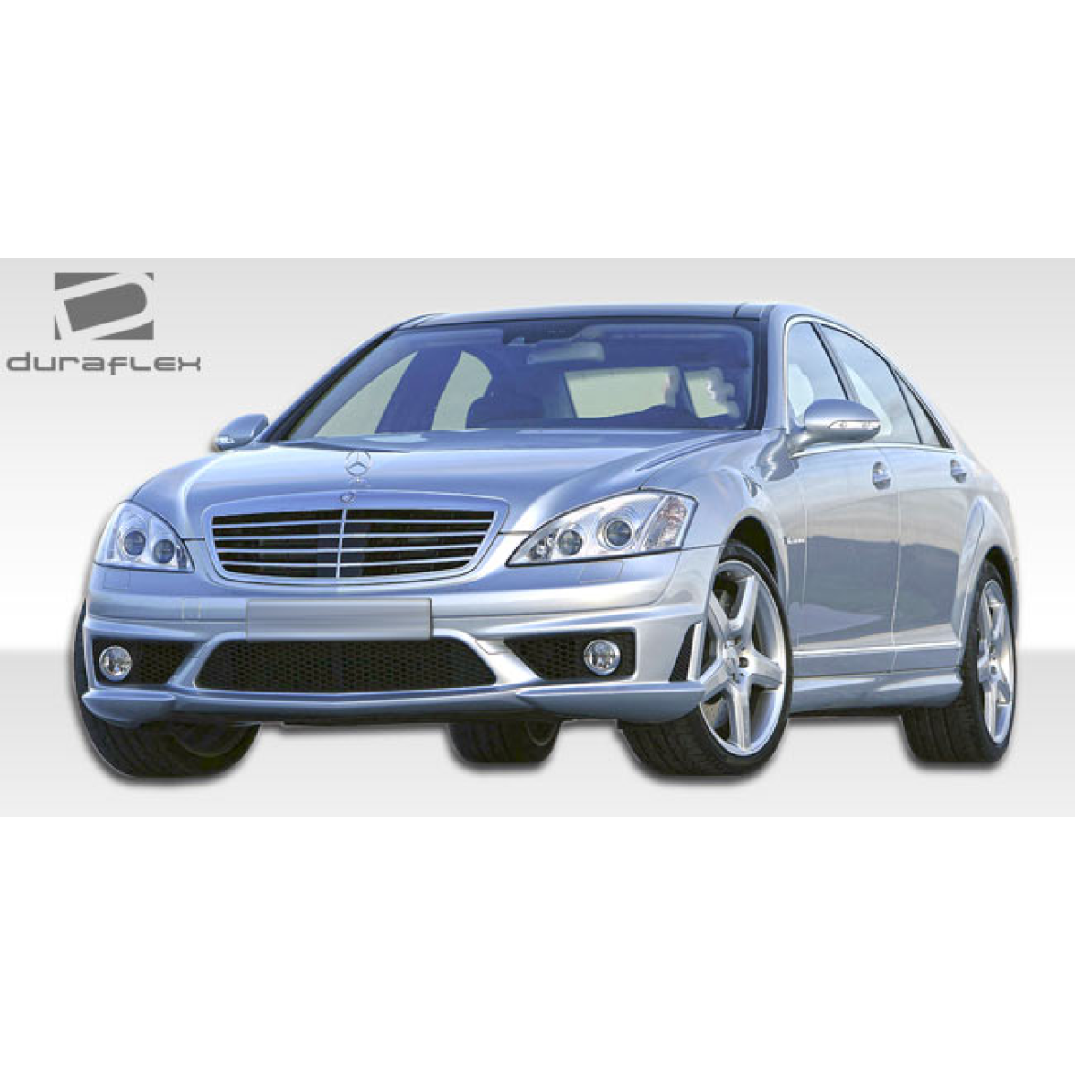 Modify your Mercedes-Benz S-Class 2007 with our Exterior/Complete Body Kits - Front angle view of the Mercedes S Class