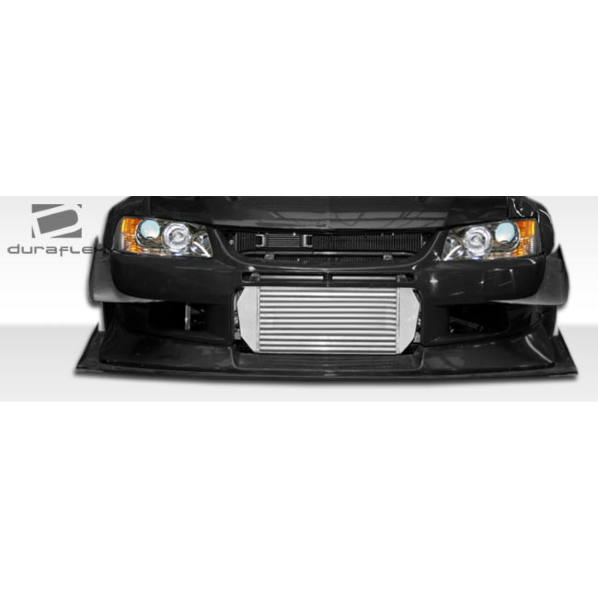 Modify your Mitsubishi Evolution 2003 with our Exterior/Other Exterior - Front view of wide body front under spoiler