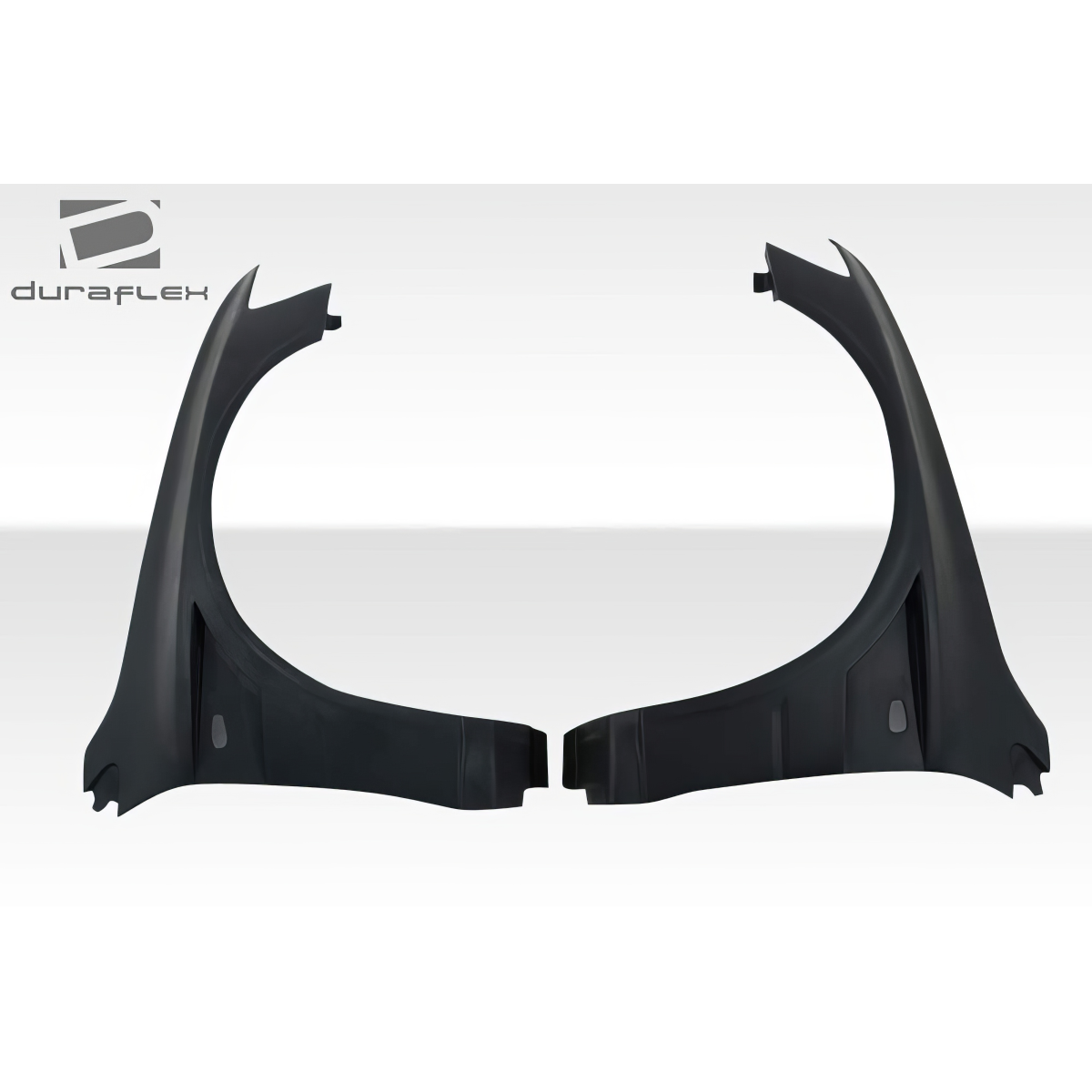 Modify your Mitsubishi Evolution 2003 with our Exterior/Fenders - Front view of wide body fenders for Mitsubishi