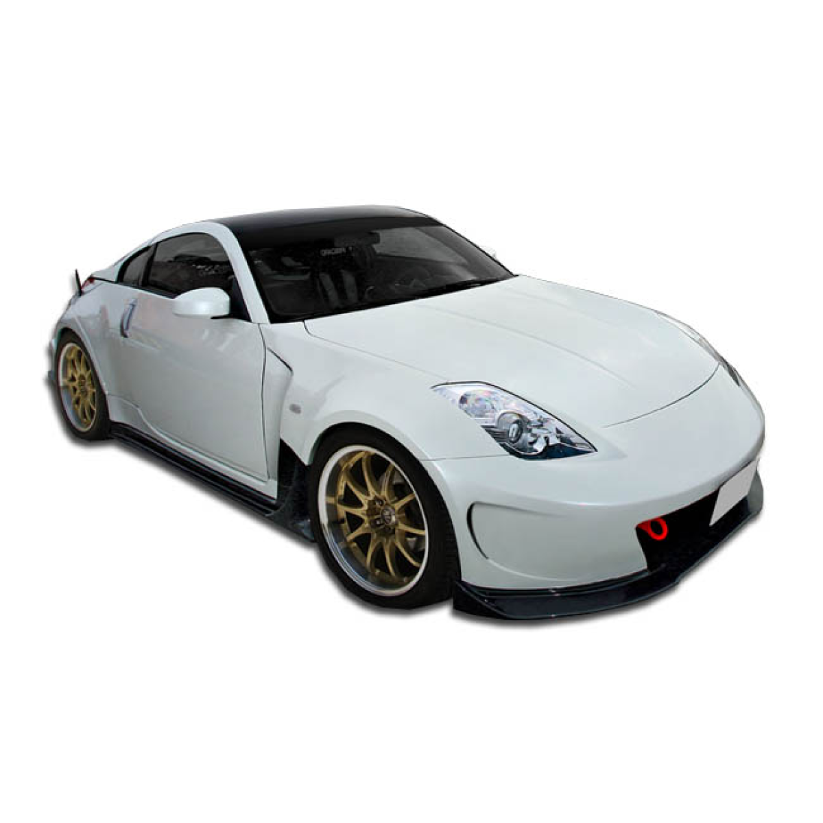 Modify your Nissan 350Z 2003 with our Exterior/Complete Body Kits - Front three quarter view of the vehicle