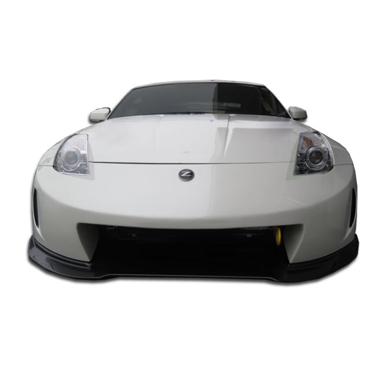 Modify your Nissan 350Z 2003 with our Exterior/Complete Body Kits - Front view of car at a straight angle