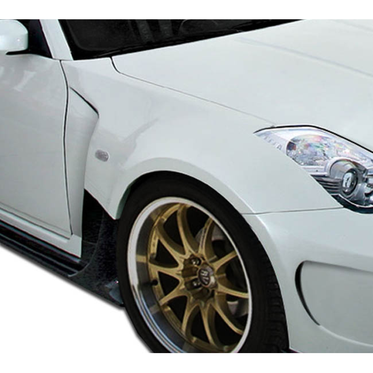 Modify your Nissan 350Z 2003 with our Exterior/Complete Body Kits - Close-up angle showcasing the fender detail