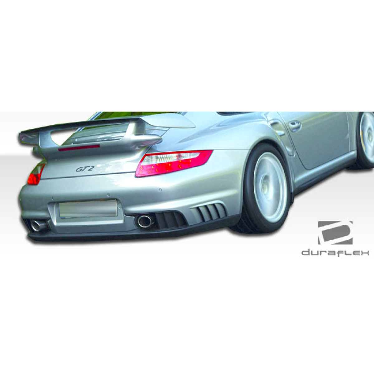 Modify your Porsche 911 2005 with our Exterior/Side Skirts - Angle showing rear quarter view of vehicle