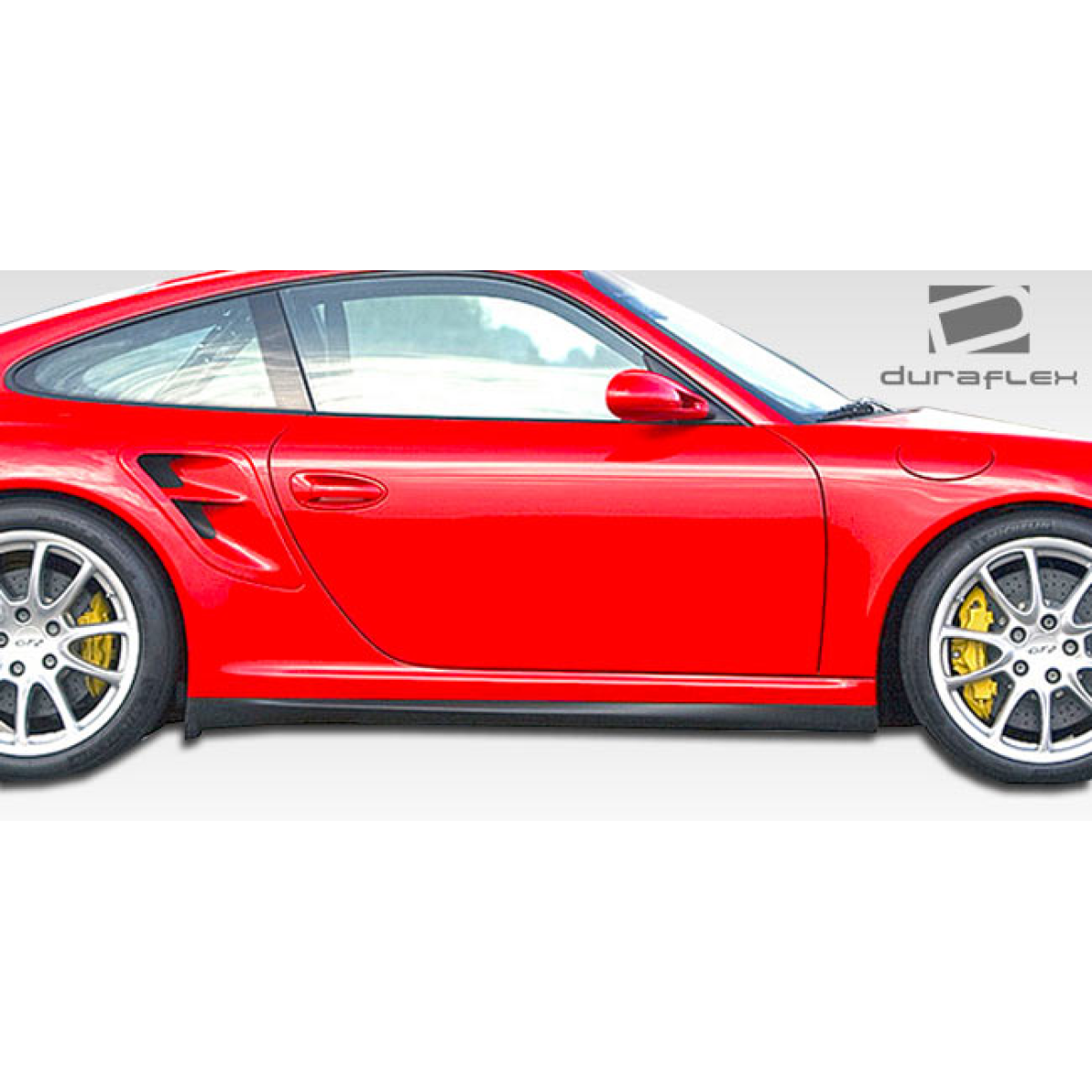 Modify your Porsche 911 2005 with our Exterior/Side Skirts - Side angle view of the Porsche 911