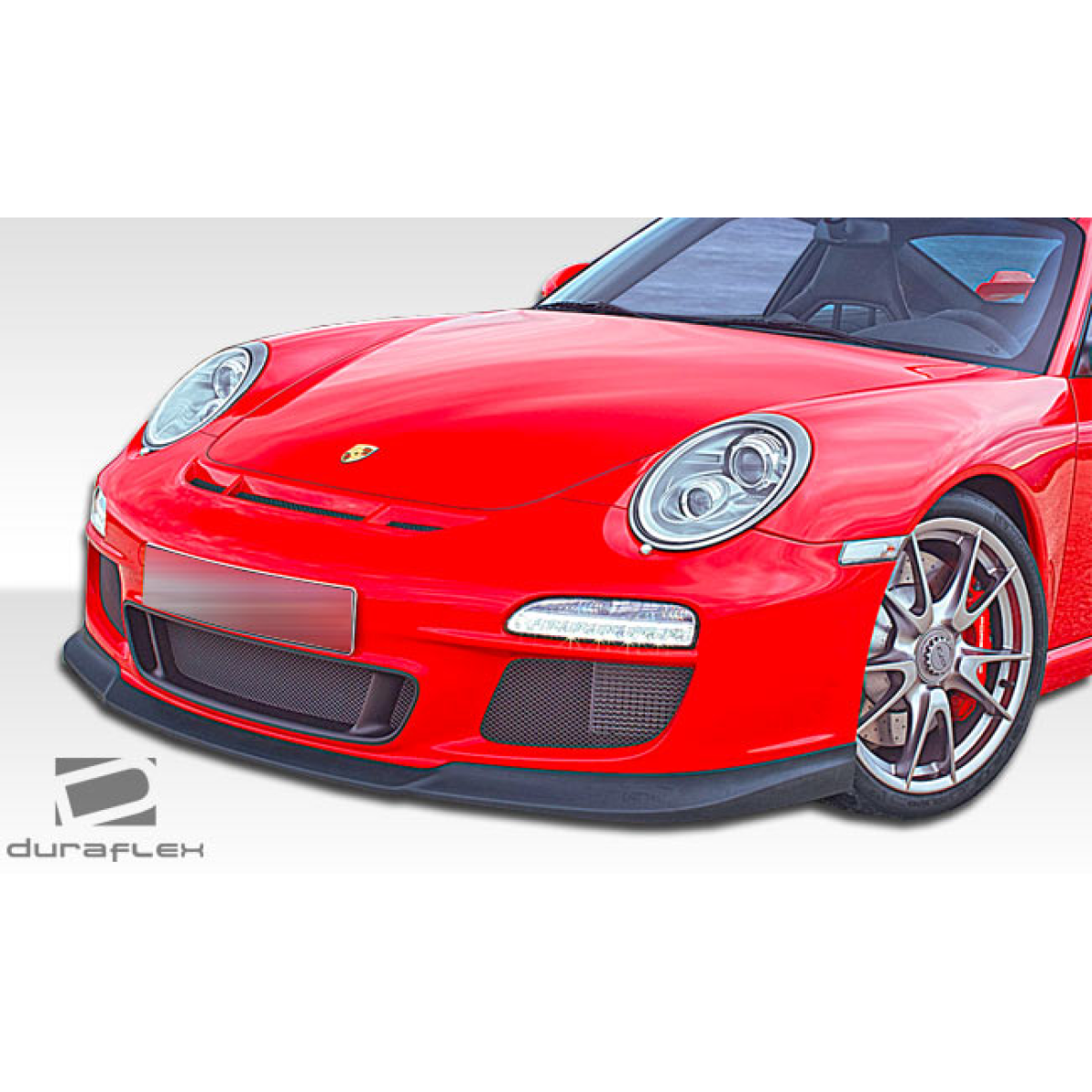 Modify your Porsche 911 2005 with our Exterior/Front Bumpers or Lips - Front view slight angle of the vehicle bumper