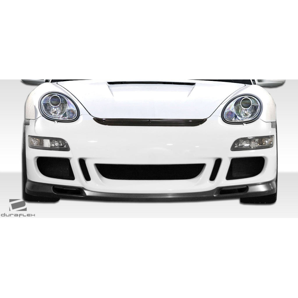 Modify your Porsche Boxster 2006 with our Exterior/Front Bumpers or Lips - Front view of the bumper part at a straight angle