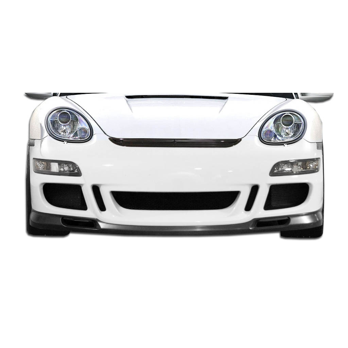 Modify your Porsche Boxster 2006 with our Exterior/Front Bumpers or Lips - Front view of the car at eye level