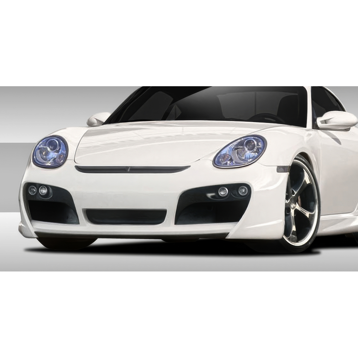 Modify your Porsche Boxster 2006 with our Exterior/Scoops - Front angle view of the vehicle showcasing design