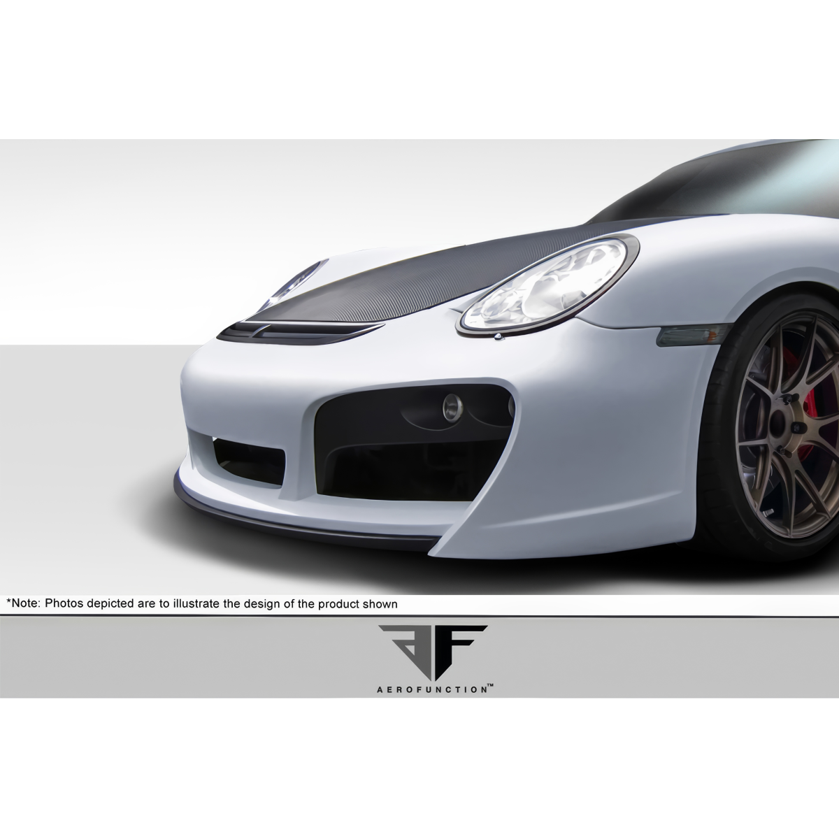 Modify your Porsche Boxster 2006 with our Lighting/Fog and Driving Lights - Image shows fog lights from a front angle