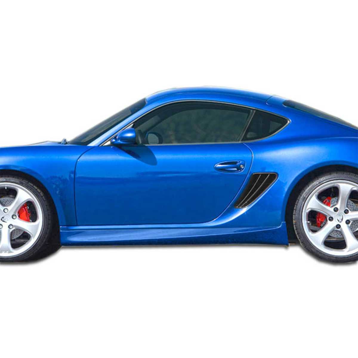 Modify your Porsche Boxster 2006 with our Exterior/Side Skirts - Side view of the vehicle at a 90 degree angle