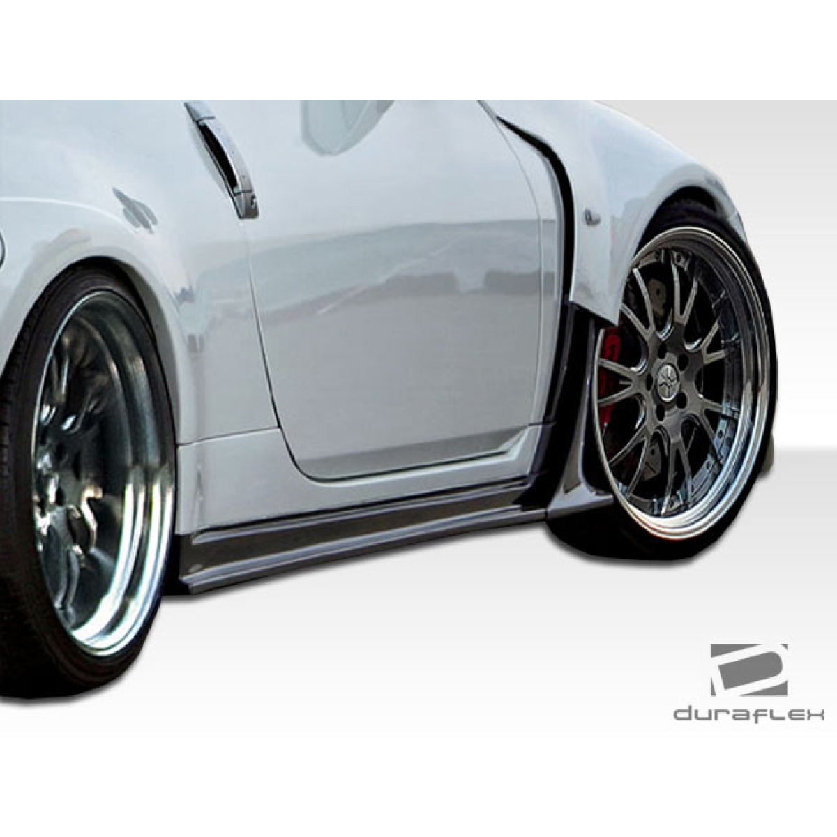 Modify your Nissan 350Z 2003 with our Exterior/Complete Body Kits - Side angle with focus on the body kit part