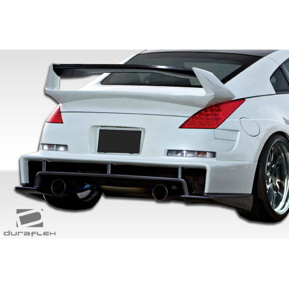 Modify your Nissan 350Z 2003 with our Exterior/Complete Body Kits - Rear angle view showing body kit design