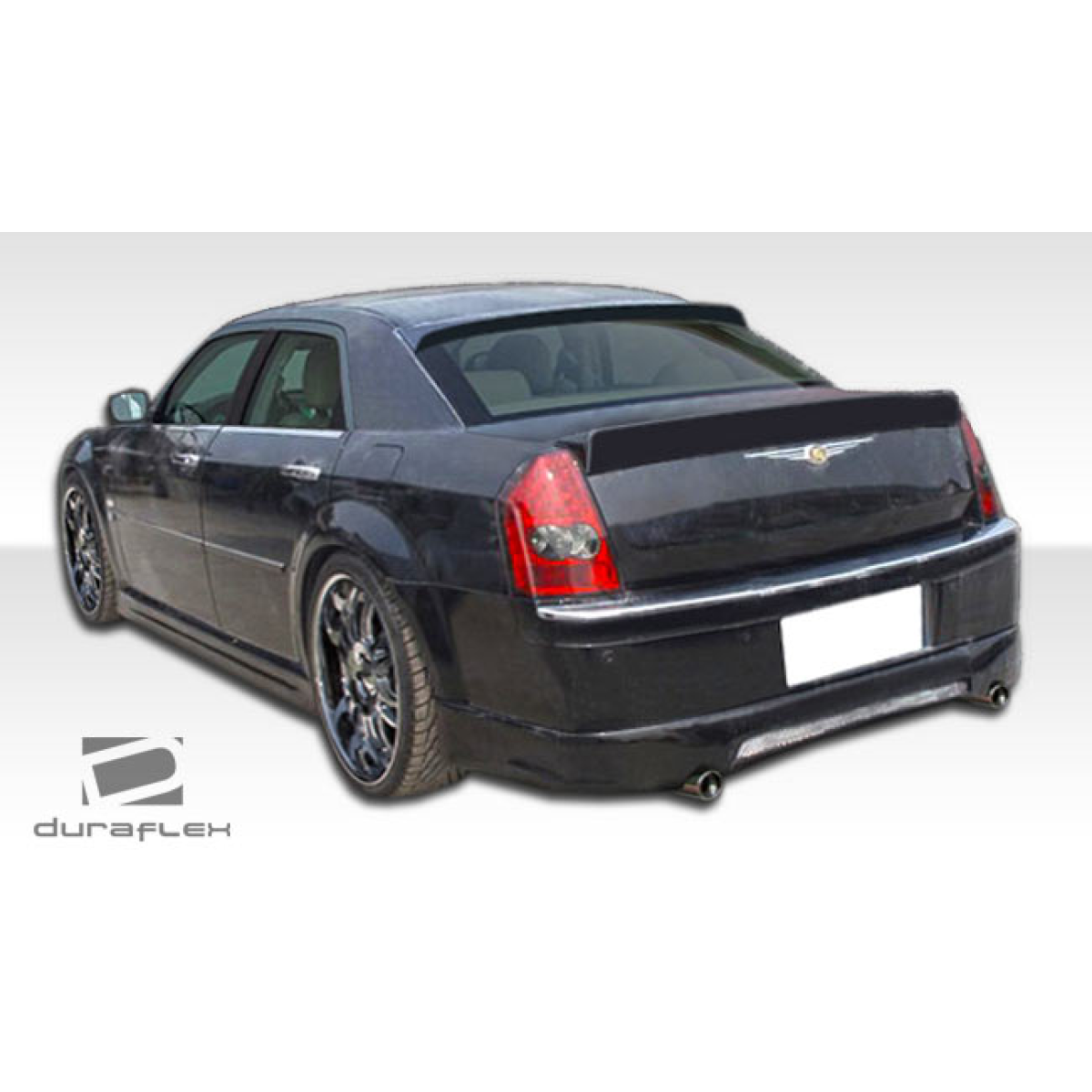 Modify your Chrysler 300 2005 with our Exterior/Side Skirts - Rear three quarter angle showing side skirts