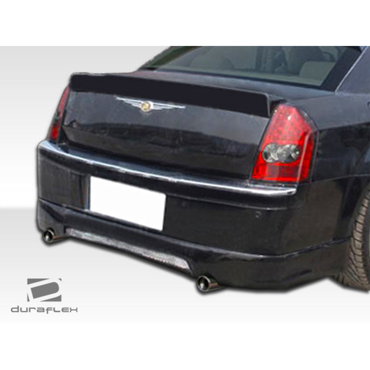 Modify your Chrysler 300 2005 with our Exterior/Wings - Viewed from a slight rear angle showing trunk lid