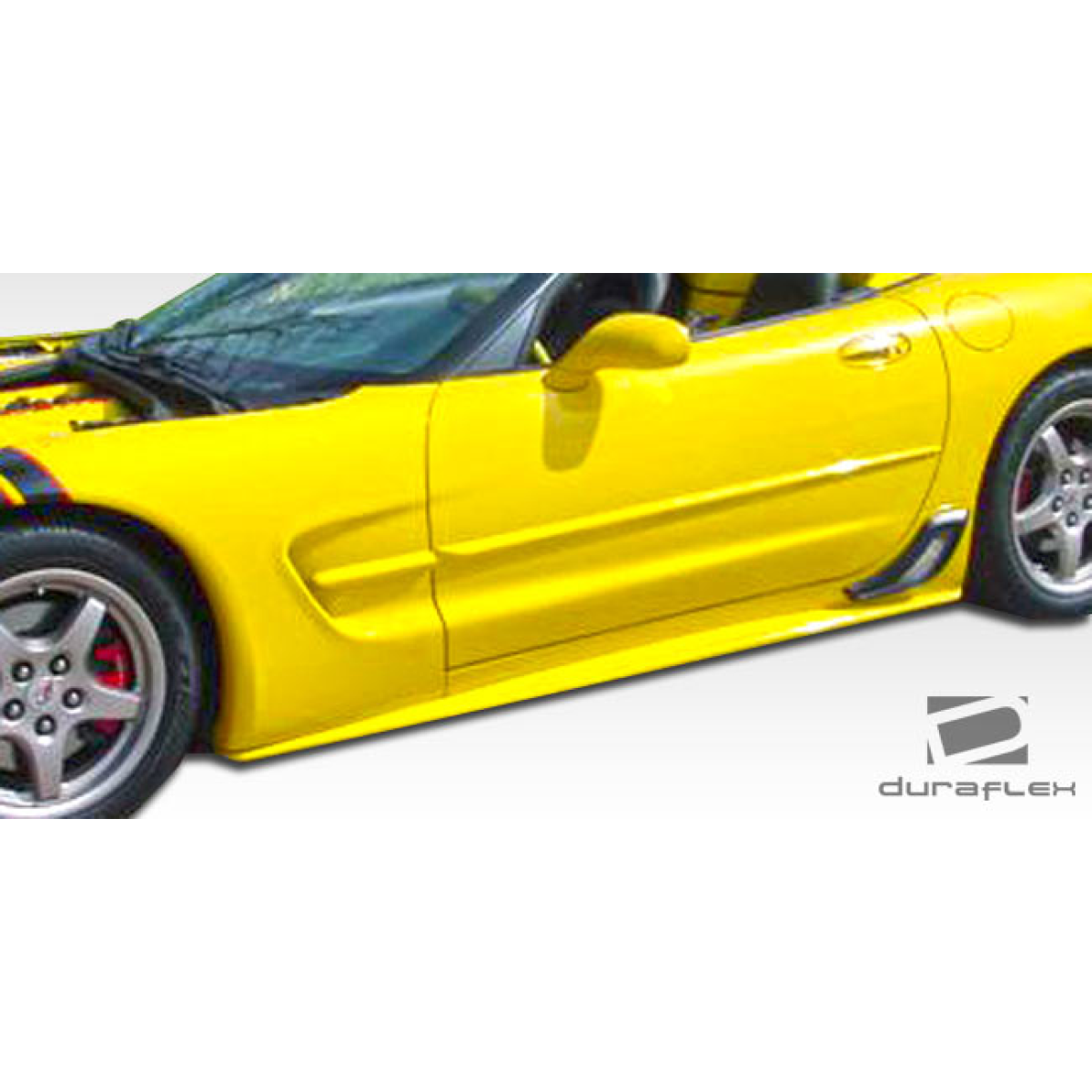 Modify your Chevrolet Corvette 1997 with our Exterior/Side Skirts - Side view of vehicle with part shown clearly