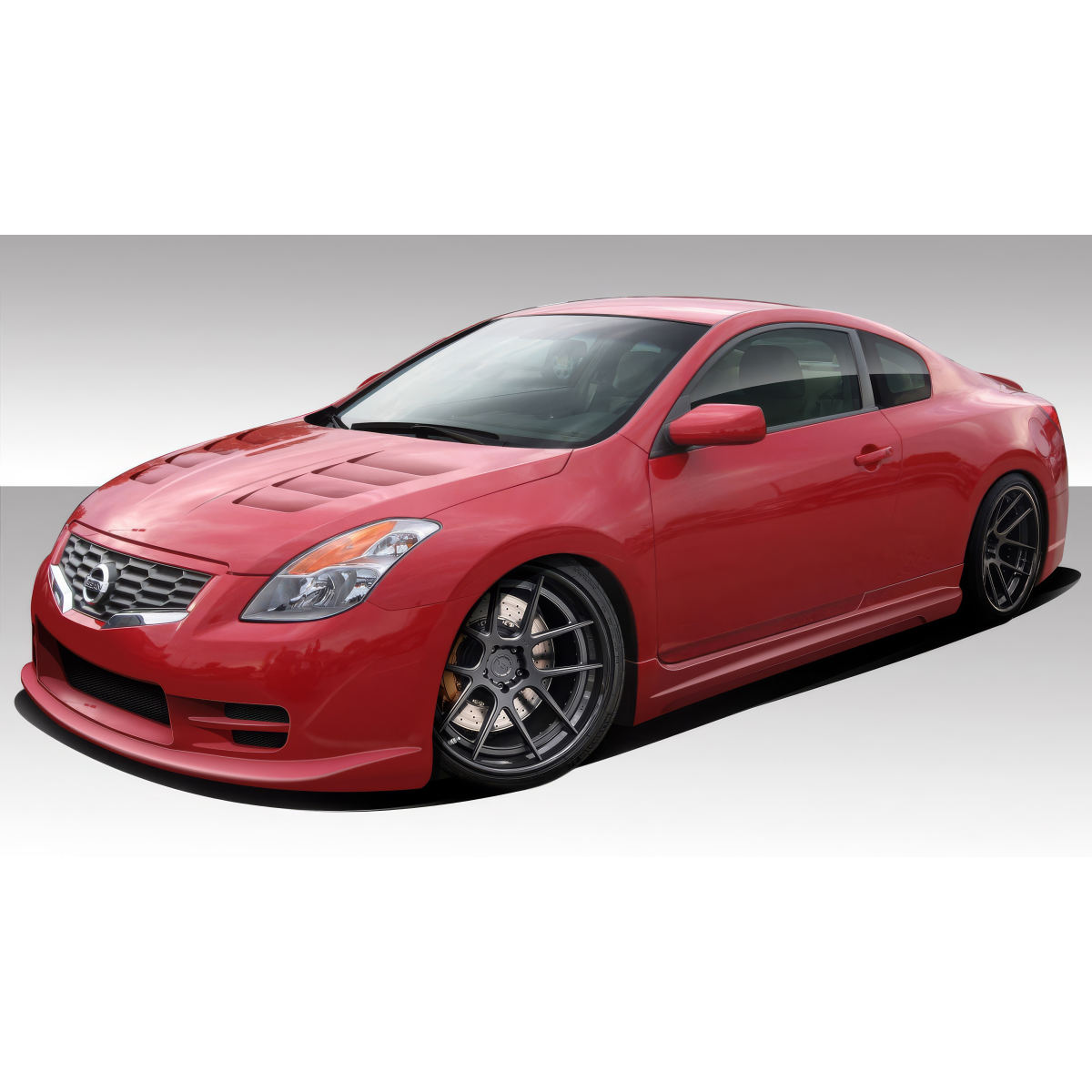 Modify your Nissan Altima 2008 with our Exterior/Complete Body Kits - Side angle view of a Nissan Altima