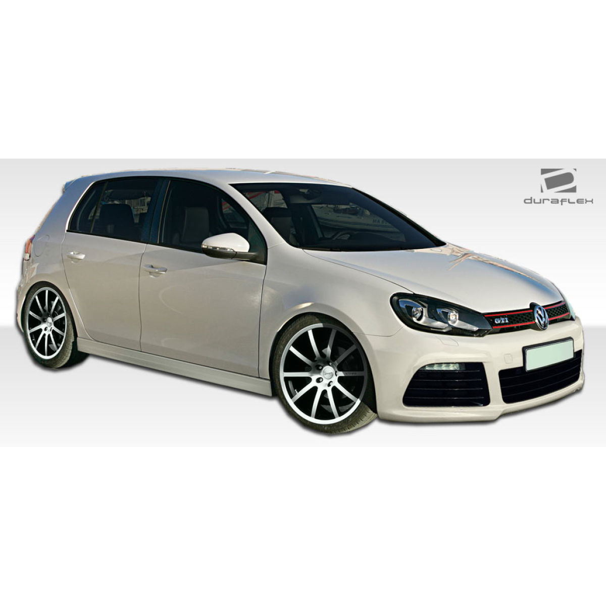 Modify your Volkswagen Golf 2010 with our Exterior/Front Bumpers or Lips - Front angle showcasing sleek design and features