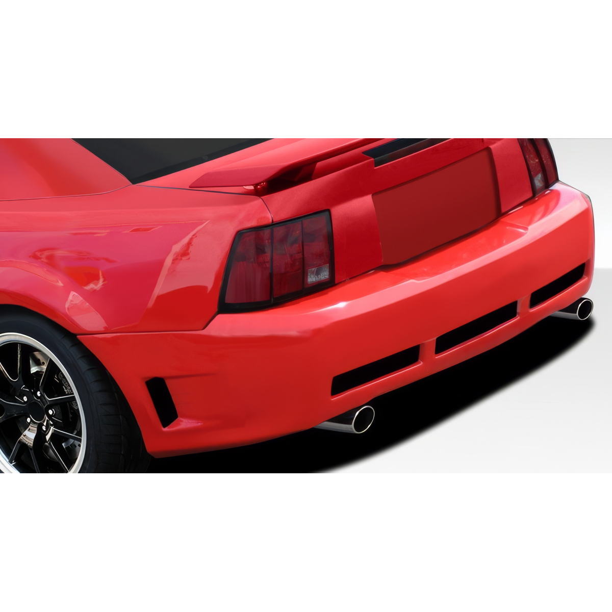 Modify your Ford Mustang 1999 with our Exterior/Rear Bumpers or Lips - Rear view angle of the vehicle part displayed