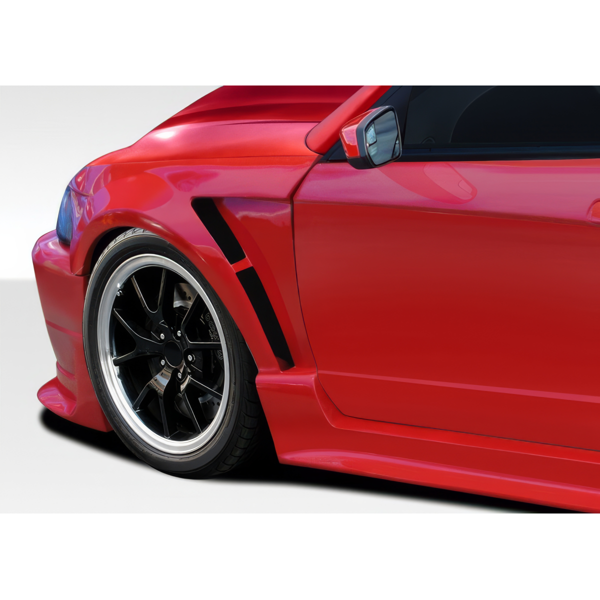 Modify your Ford Mustang 1999 with our Exterior/Complete Body Kits - Angle showing front fender and wheel arch design