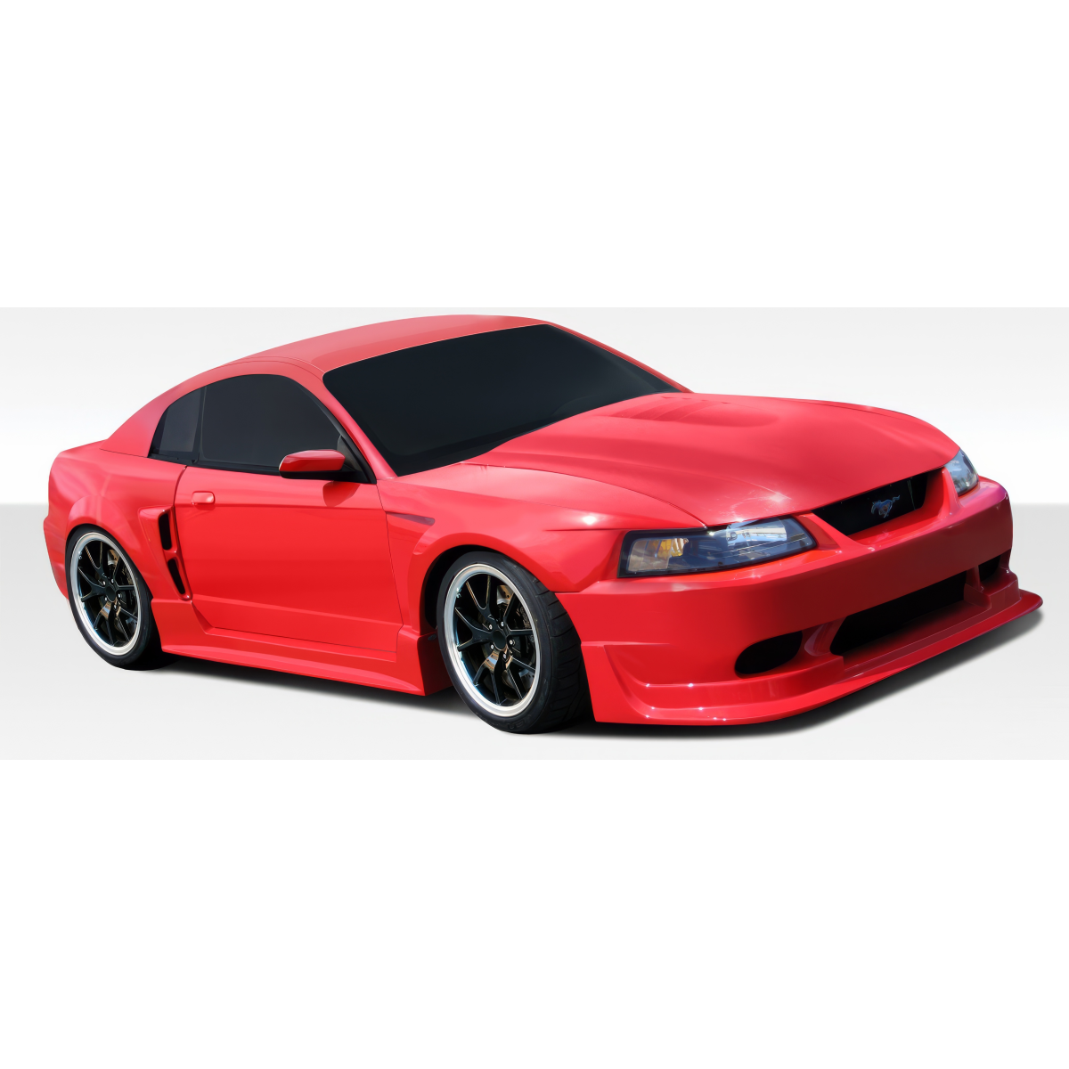 Modify your Ford Mustang 1999 with our Exterior/Complete Body Kits - Viewed from the front side angle