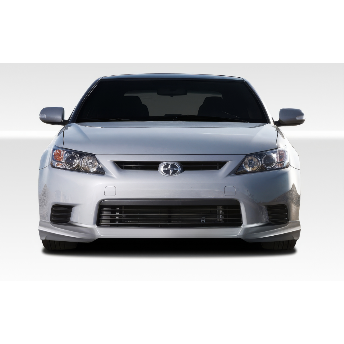 Modify your Scion tC 2011 with our Exterior/Front Bumpers or Lips - Front view of the vehicle at eye level