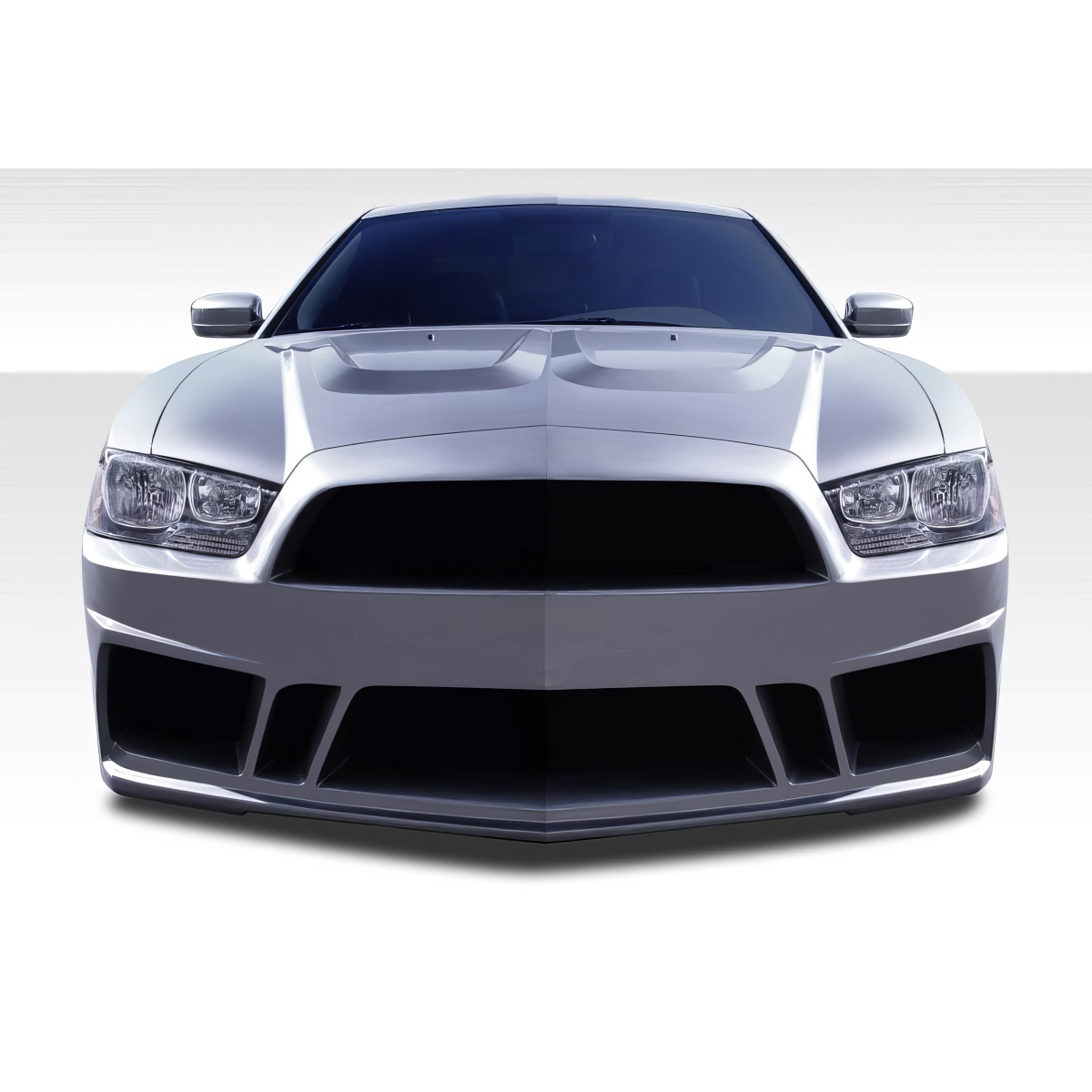 Modify your Dodge Charger 2011 with our Exterior/Complete Body Kits - Front view of the bumper design