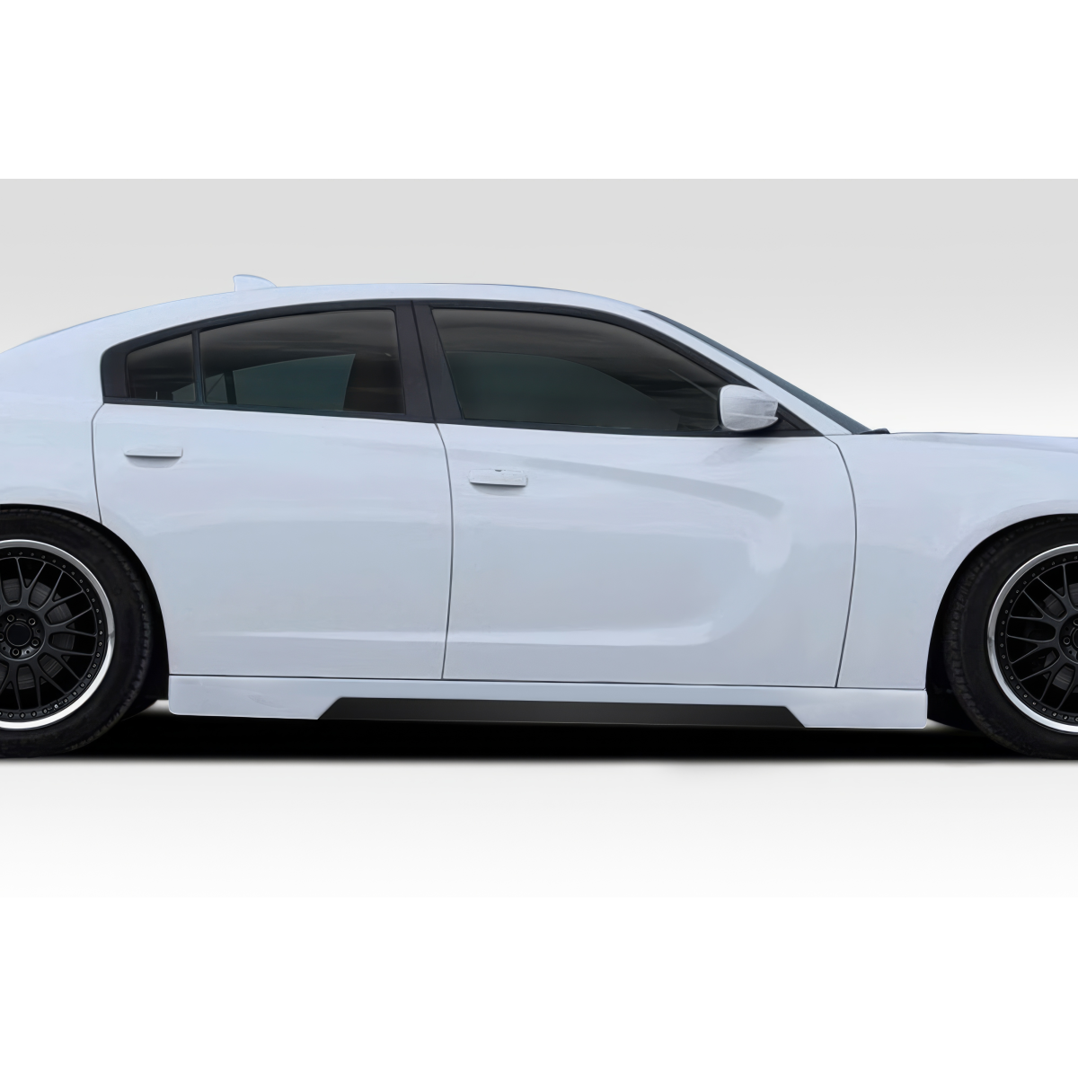 Modify your Dodge Charger 2011 with our Exterior/Side Skirts - Side view showcasing the vehicle part angle