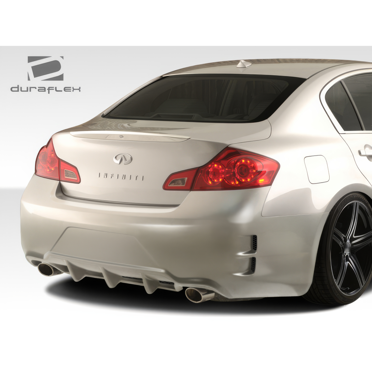 Modify your Infiniti G35 2007 with our Exterior/Complete Body Kits - Rear angle view of Infiniti G35 body kit