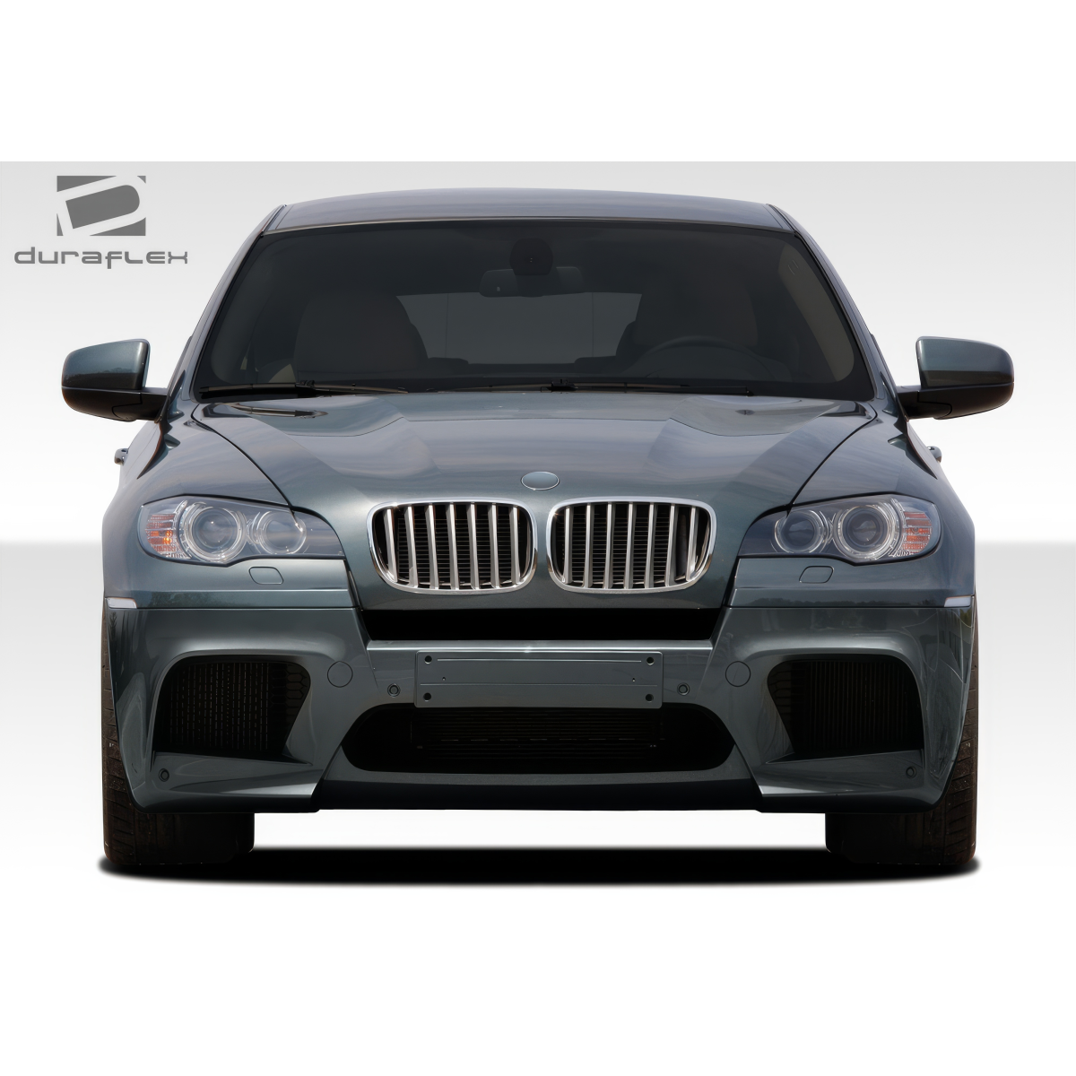 Modify your BMW X5M 2008 with our Exterior/Front Bumpers or Lips - Front view of a BMW X5M from 2008 to 2014