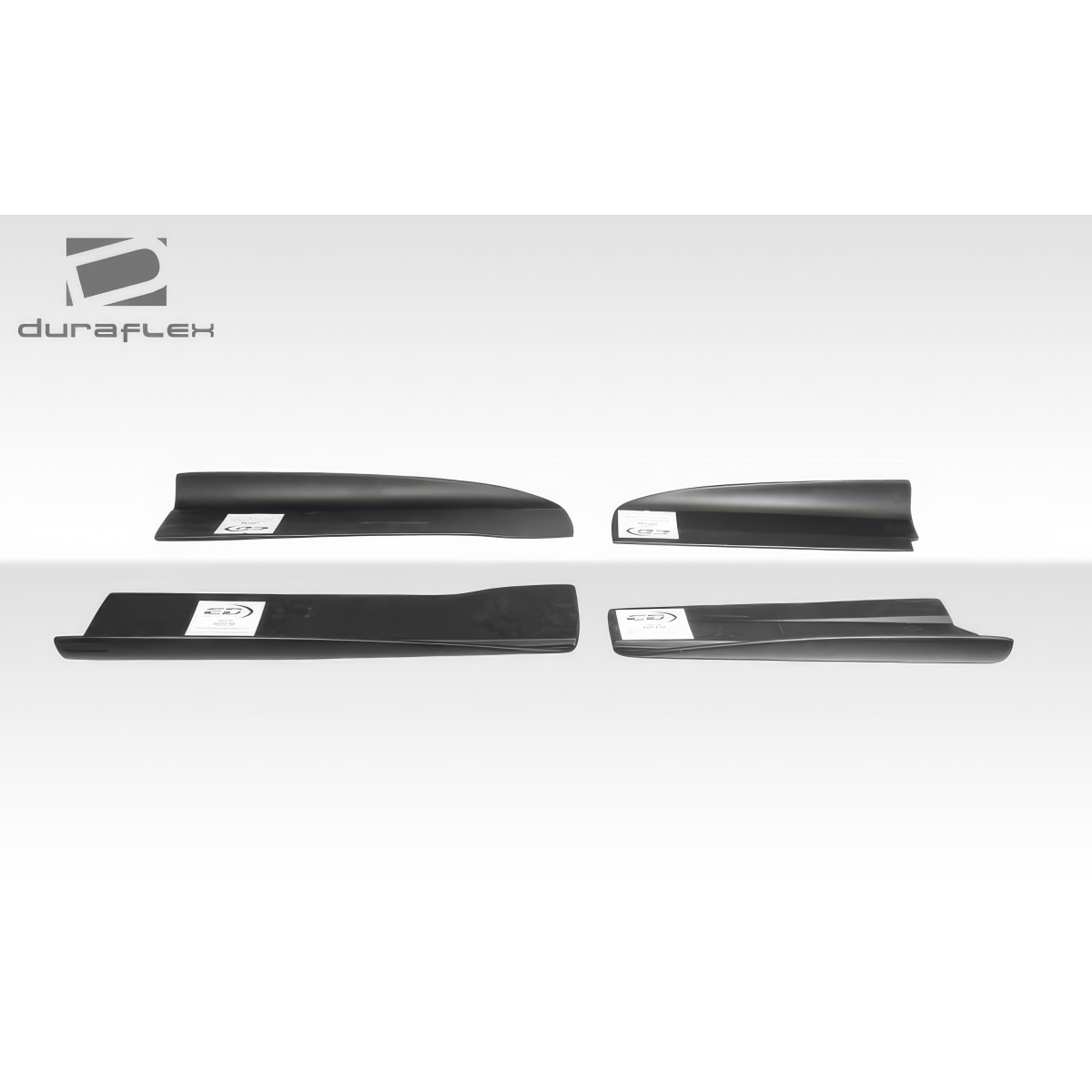 Modify your Ferrari 430 2005 with our Exterior/Side Skirts - Parts shown from a flat frontal view