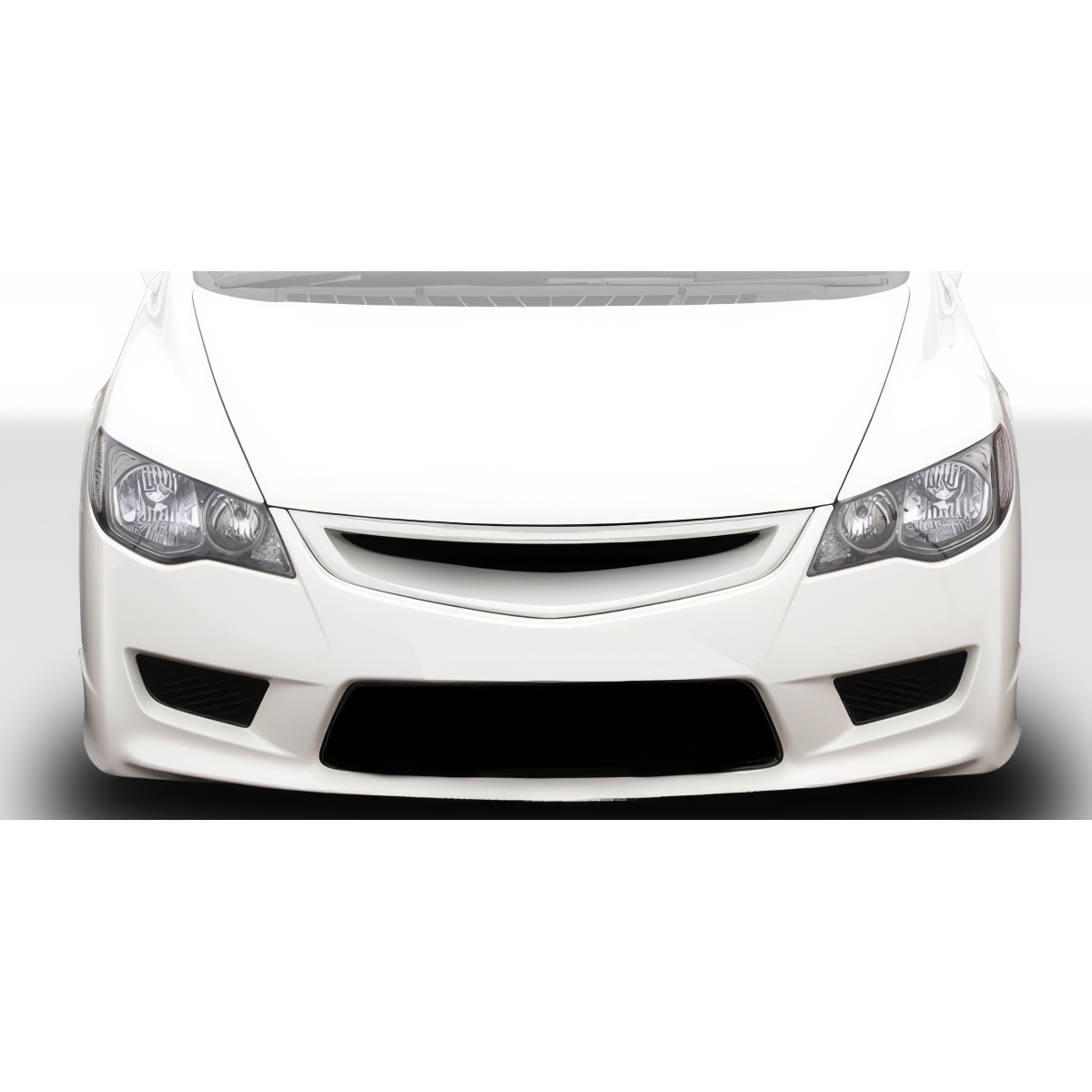 Modify your Honda Civic 2006 with our Exterior/Grilles - Straight on frontal view of vehicle grille