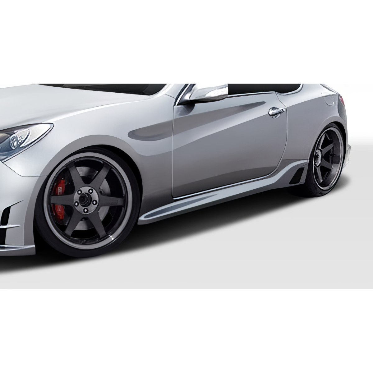 Modify your Genesis G70 2010 with our Exterior/Complete Body Kits - Viewed from a low side angle