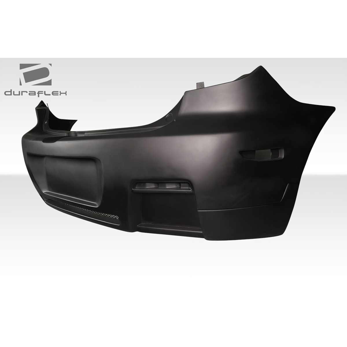 Modify your Mazda 3 2004 with our Exterior/Rear Bumpers or Lips - Side view of rear bumper at a slight angle