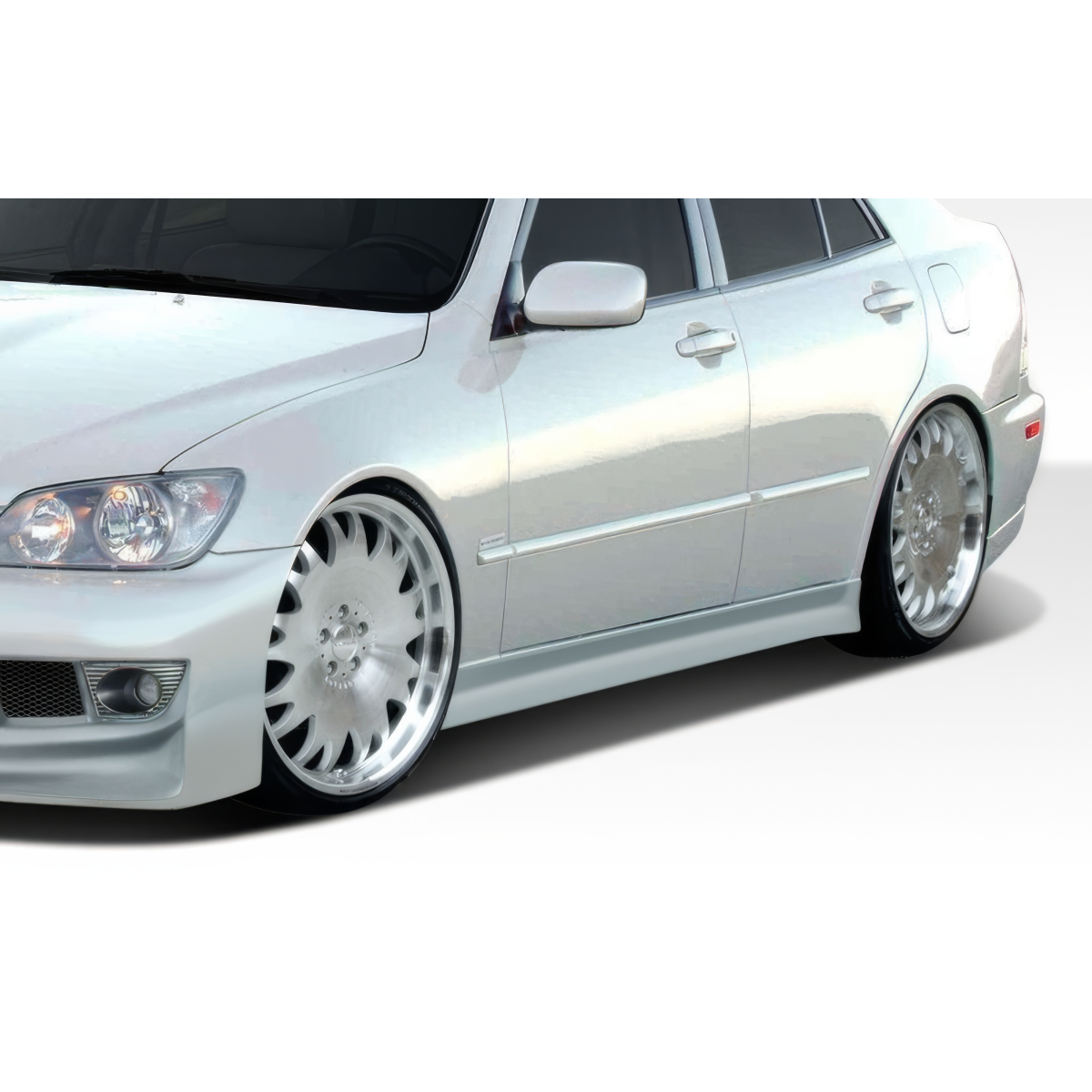 Modify your Lexus IS Series 2000 with our Exterior/Complete Body Kits - Viewed from a low side angle showcasing detail