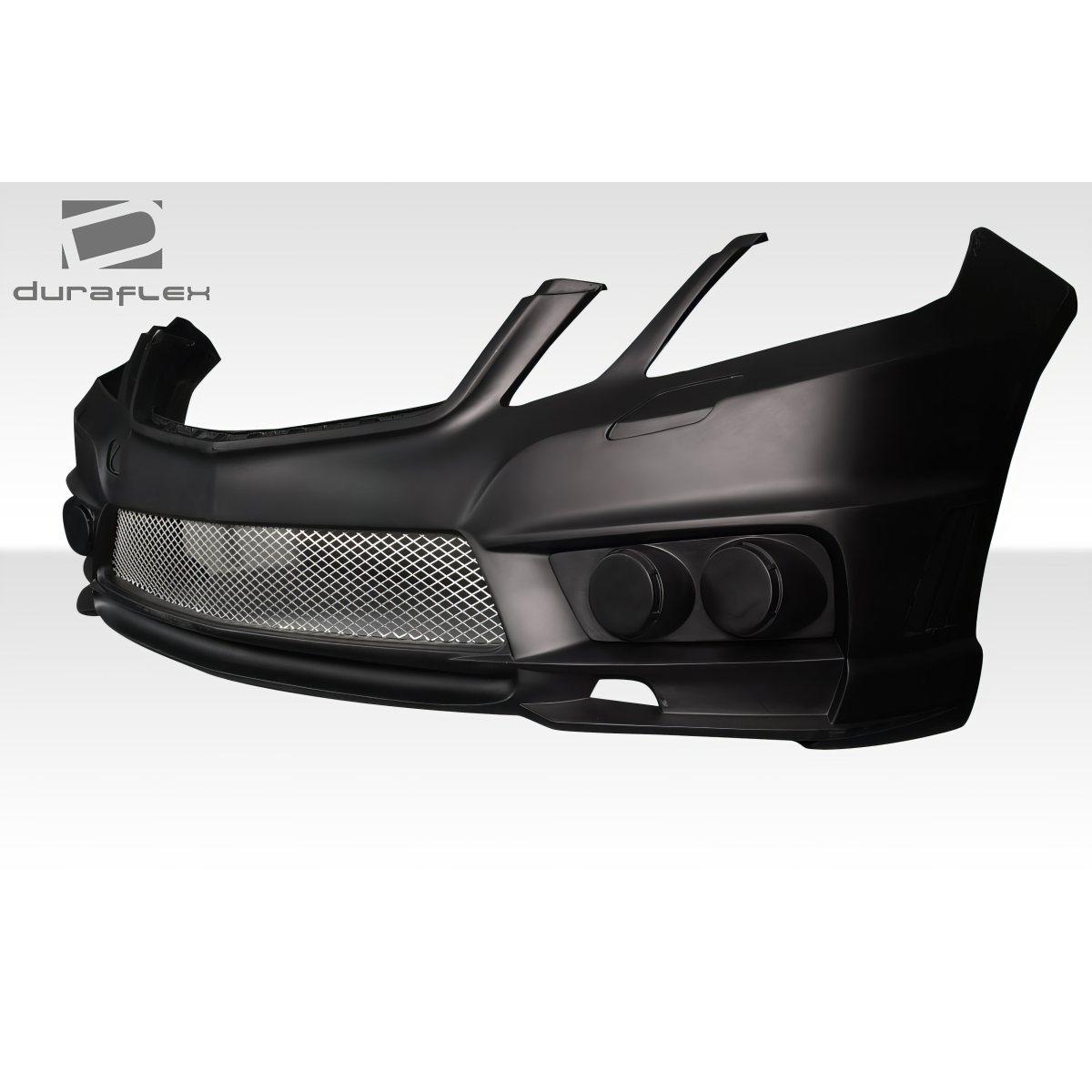 Modify your Mercedes-Benz E-Class 2010 with our Exterior/Front Bumpers or Lips - Frontal perspective of front bumper in 3d view