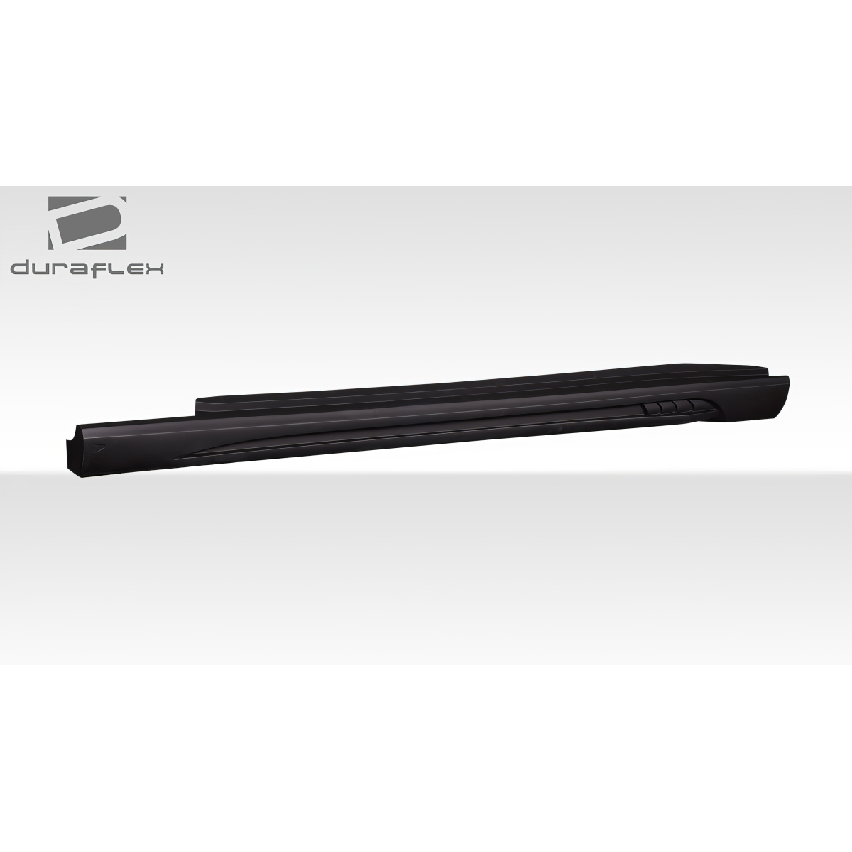 Modify your Mercedes-Benz E-Class 2010 with our Exterior/Side Skirts - Side view of side skirts part at a slight angle