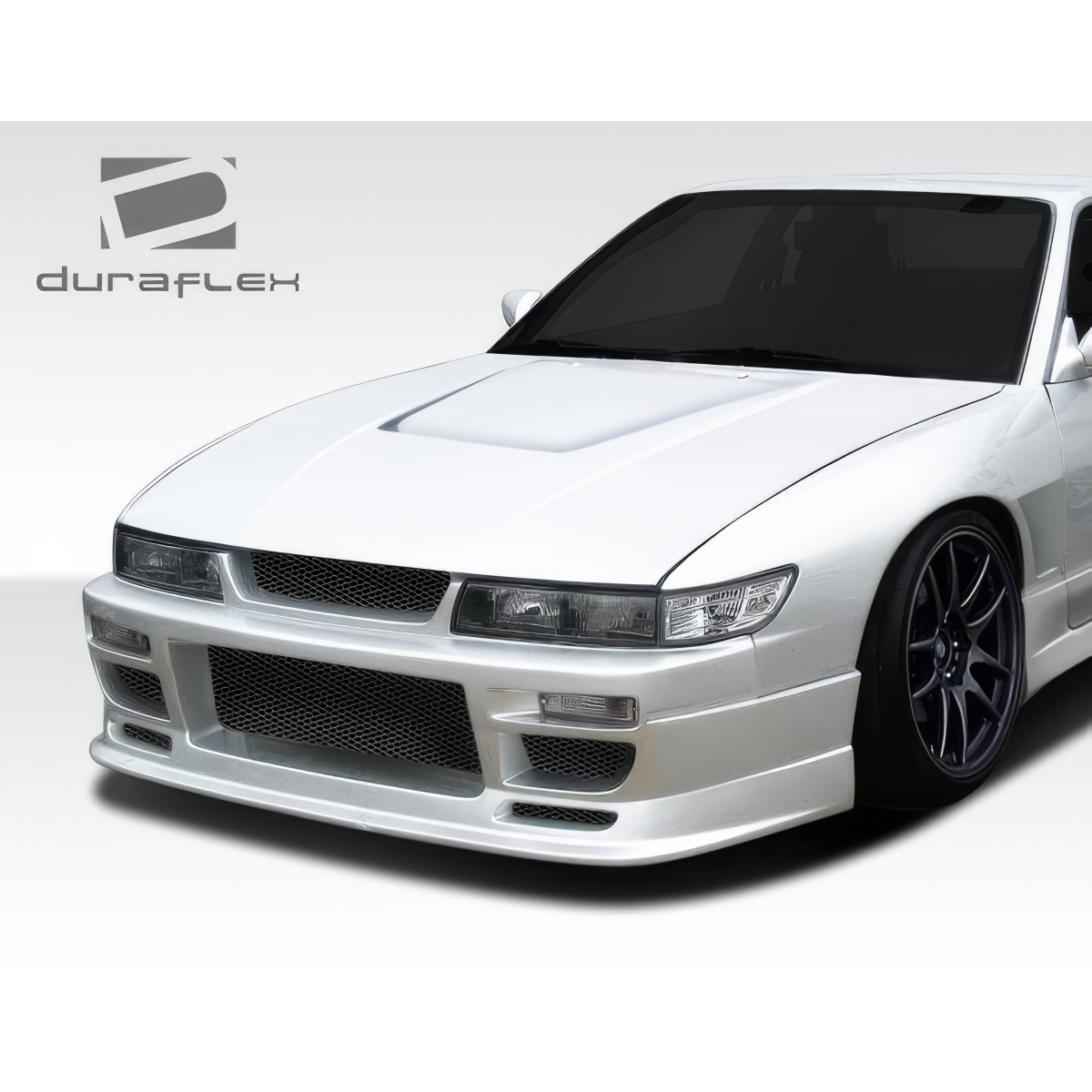 Modify your Nissan 240SX 1989 with our Exterior/Complete Body Kits - Front view of car part at a slight angle