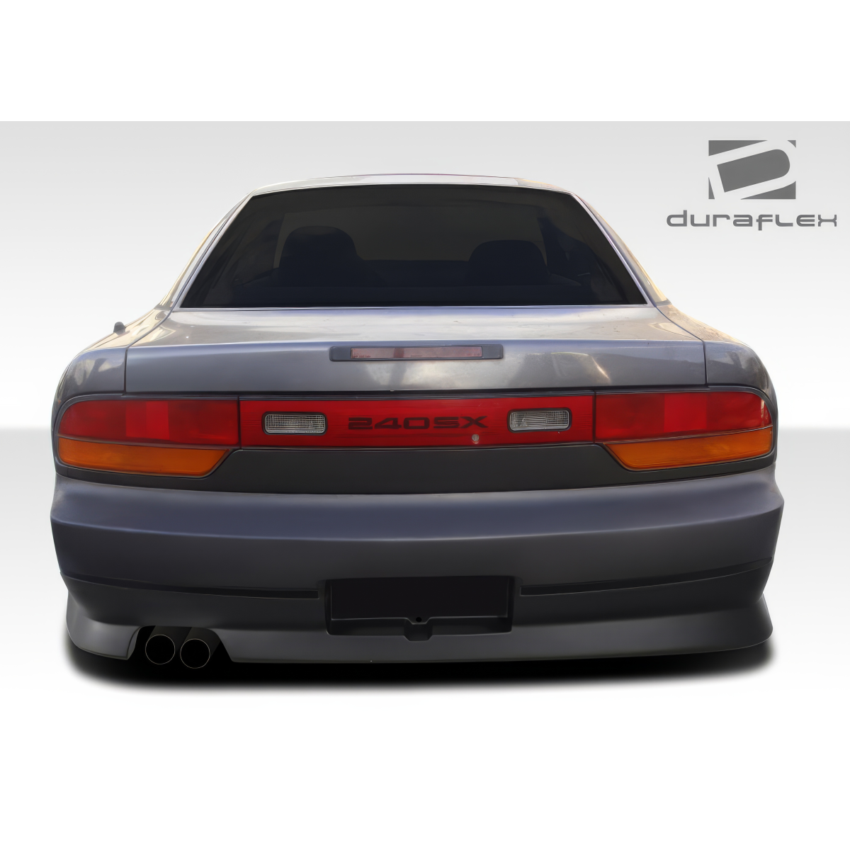 Modify your Nissan 240SX 1989 with our Exterior/Complete Body Kits - Rear view of the vehicle shot straight on