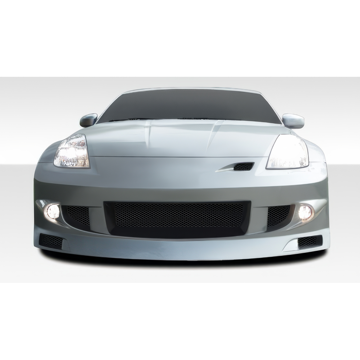 Modify your Nissan 350Z 2003 with our Exterior/Complete Body Kits - Front view of the Nissan 350Z at eye level