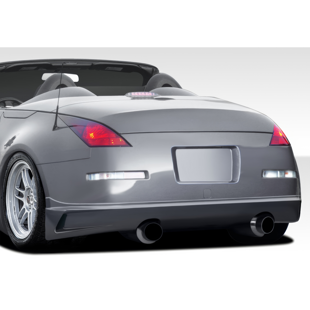 Modify your Nissan 350Z 2003 with our Exterior/Complete Body Kits - Rear view angle showing Nissan 350Z bumper part