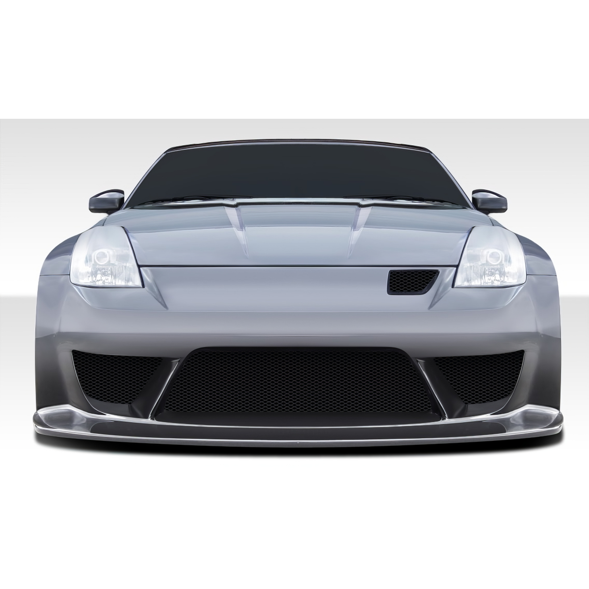 Modify your Nissan 350Z 2003 with our Exterior/Complete Body Kits - Front view of vehicle at eye level