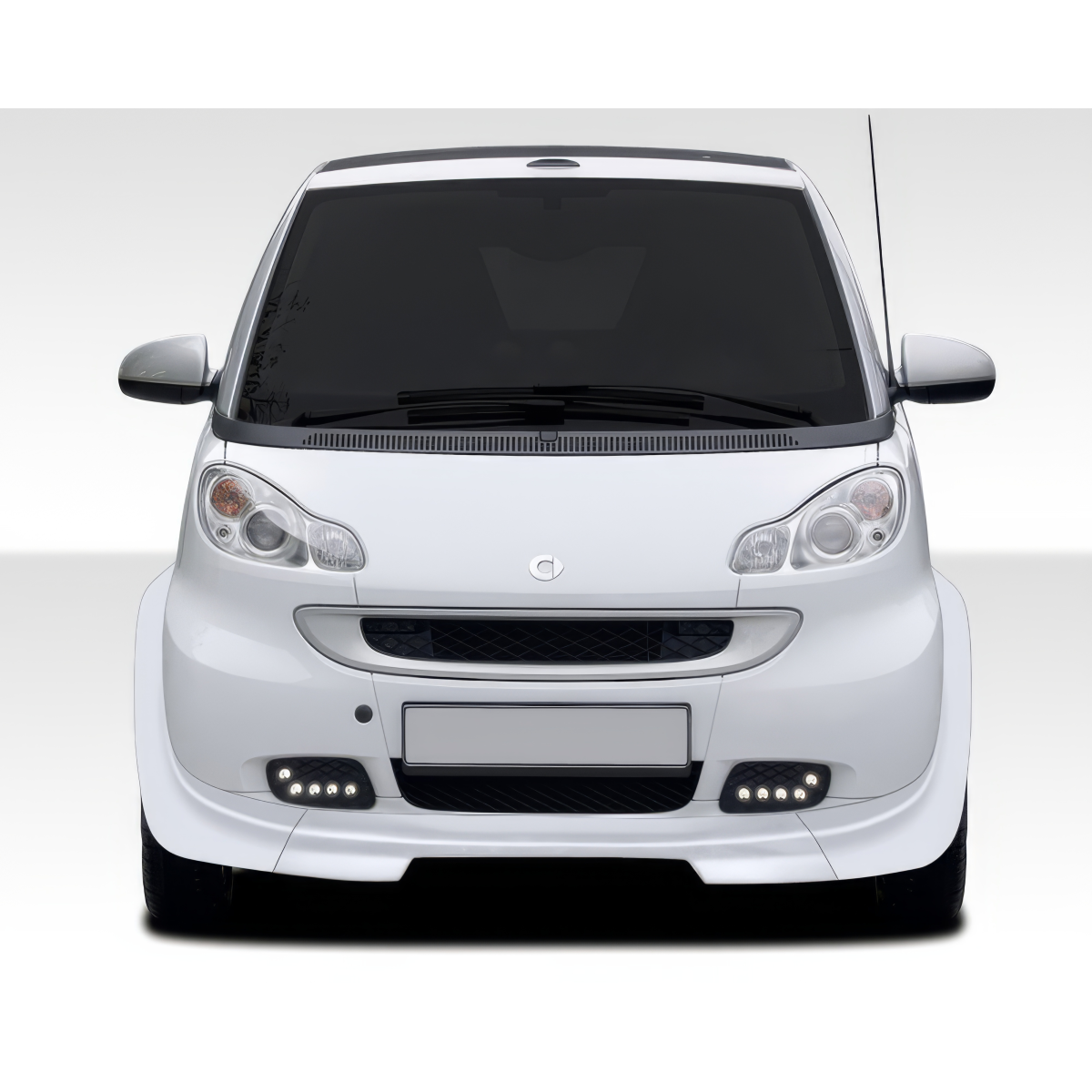 Modify your Smart fortwo 2008 with our Exterior/Front Bumpers or Lips - Frontal view of Smart Fortwo GT300 lip spoiler