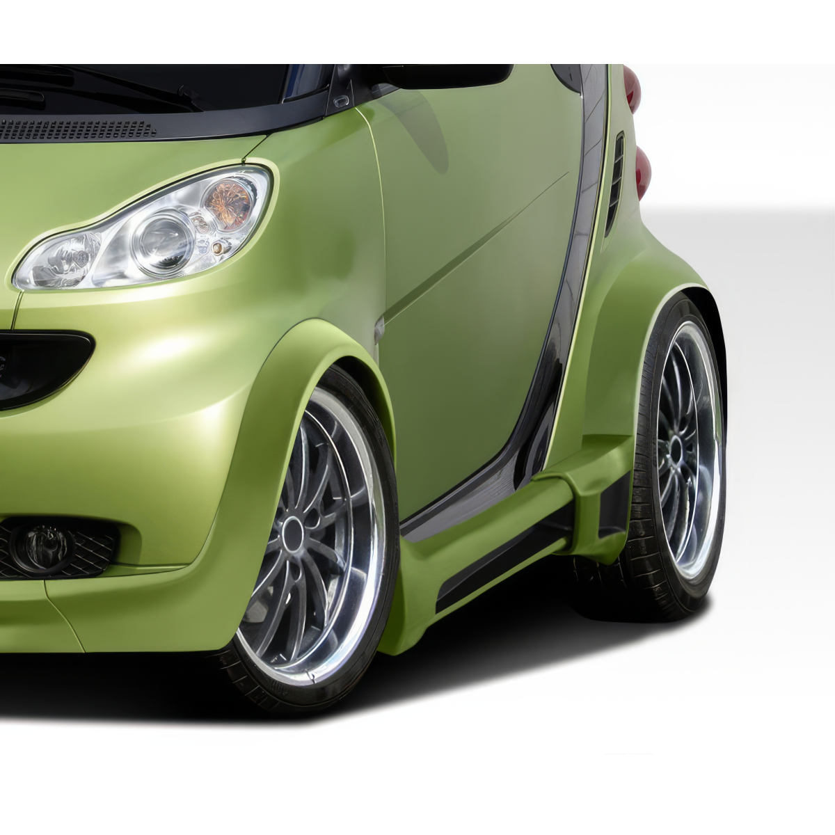 Modify your Smart fortwo 2008 with our Exterior/Complete Body Kits - Three quarter front view of vehicle part